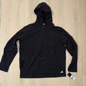 NWT Adidas Men’s Black Woven Wind Hoodie